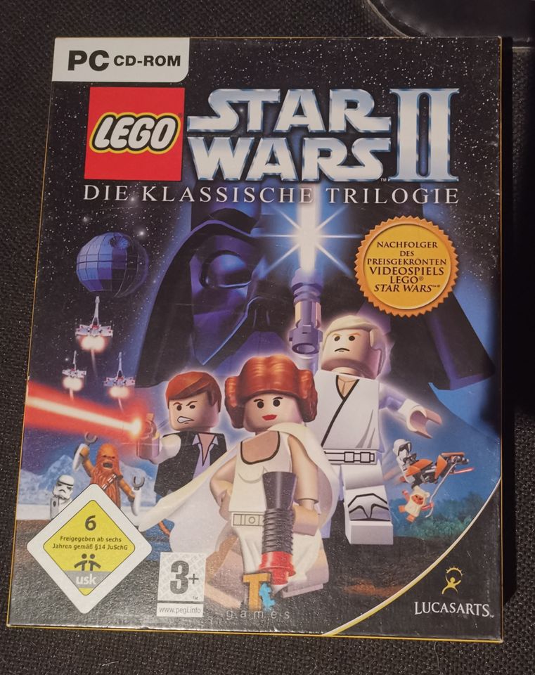 Lego Star Wars 2 Indiana Jones Verpackungen PC OVP komplette Saga in Diemelsee