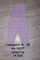 Jumpsuit von Next Gr 98 Mädchen rosa Blumen top Zustand Brandenburg - Zehdenick Vorschau