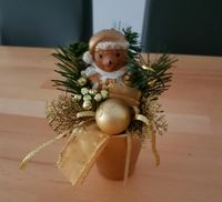 Weihnachtsdeko Teddy mit Tanne in Gold Kiel - Elmschenhagen-Nord Vorschau
