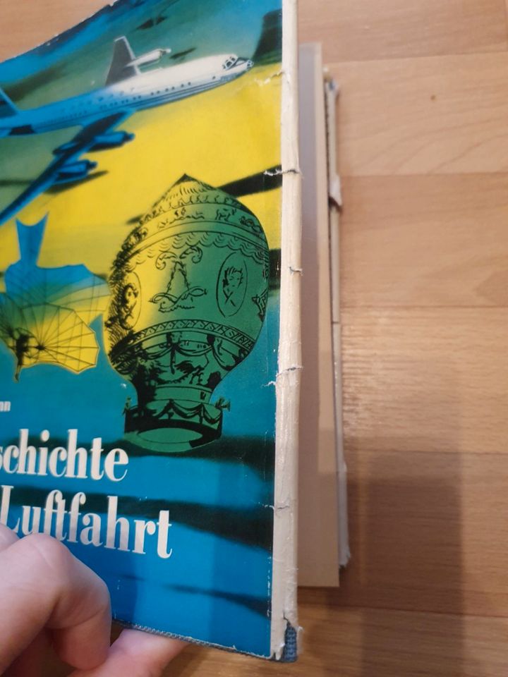 Buch Gerhard Wissmann Geschichte der Luftfahrt 1960 in Halle