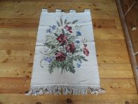 60 * 90 cm alter Wandbehang Mohnblumen beige Schlaufen Nordrhein-Westfalen - Windeck Vorschau