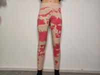 Leggings Batik bleached Unikat Gr. L Hippie Goa Punk gechlort Öko Mecklenburg-Vorpommern - Neubrandenburg Vorschau