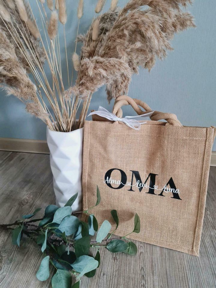 Jute Tasche OMA personalisiert/Geschenk in Harsleben