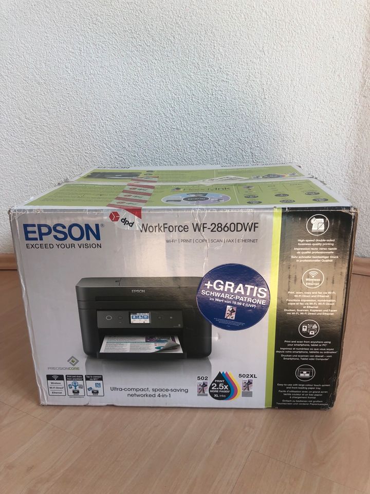 Drucker EPSON WF-2860DWF mit OVP in Wolfegg