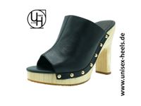 3380 unisex-heels; neue high heels gr. 42; echtholz, echtleder! Hessen - Limeshain Vorschau