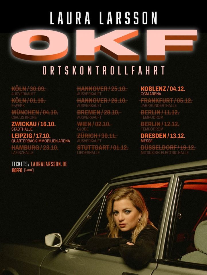 Biete 2 Tickets Laura Larsson OFK 12.12 Berlin in Hannover