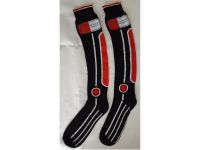 NEU: Strümpfe Socken, Kniestrümpfe, schwarz rot weiß, Größe 39-42 Thüringen - Altenburg Vorschau