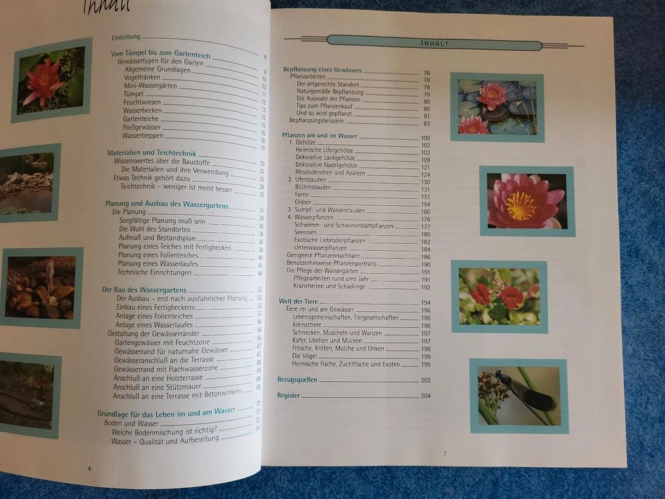 Bücher über Pflege und Gestaltung des Gartens, Pflanzen und Teich in Saarlouis