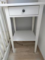 Hemnes Ablagetisch Nachttisch Nachtkästchen weiß gebeizt 46x35cm Bayern - Stein Vorschau