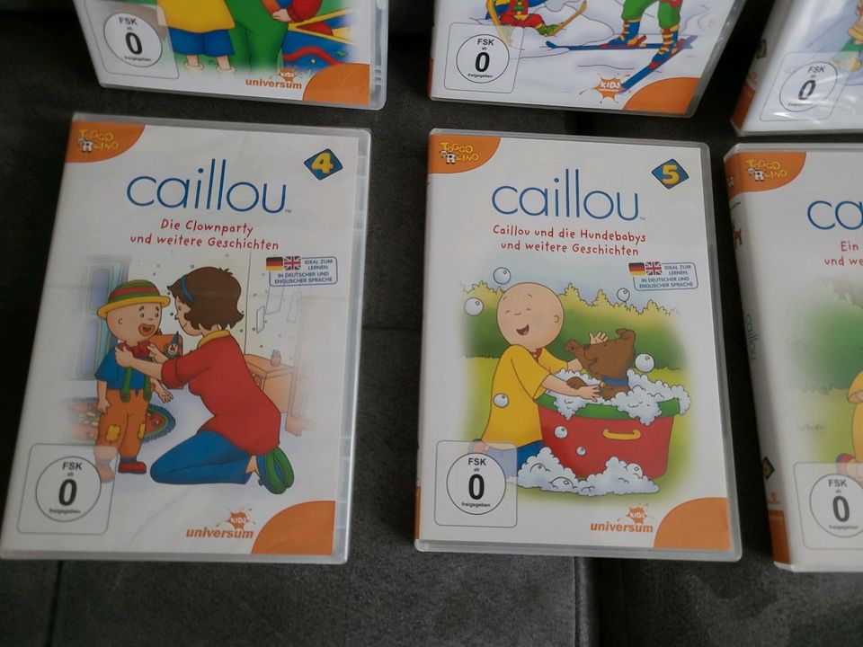 Caillou DVD 1 2 3 4 5 6 TOP 2x OVP SET in Hamburg