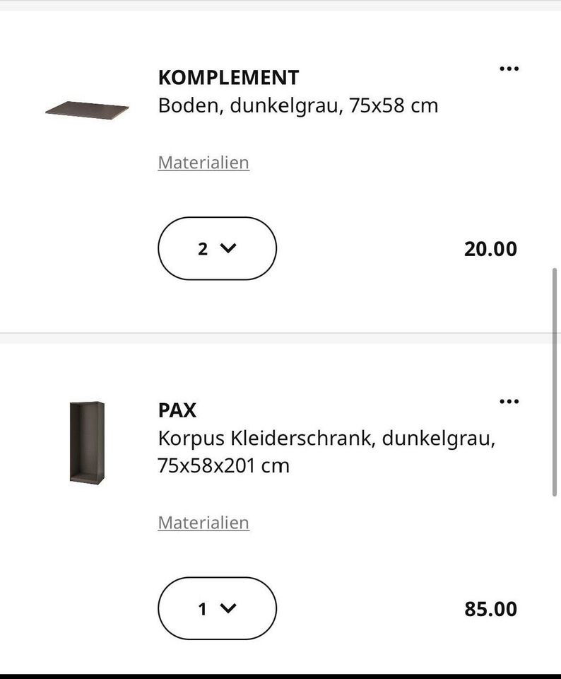 PAX Kleiderschrank in Markranstädt