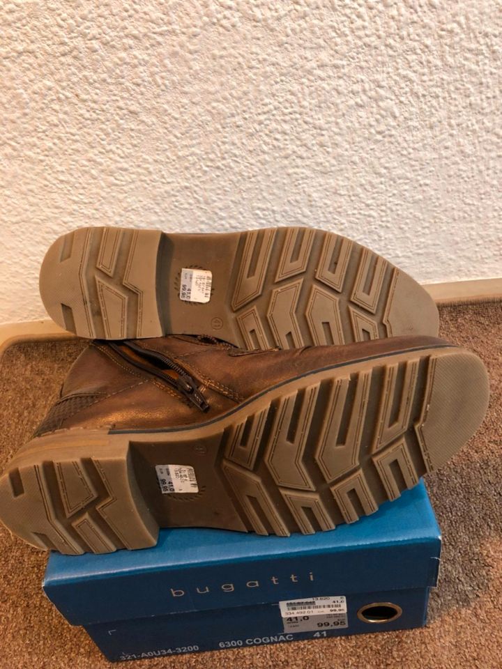 Bugatti Stiefeletten Dunkelbraun Herrenschuh Gr.41 wie Neu in Berlin