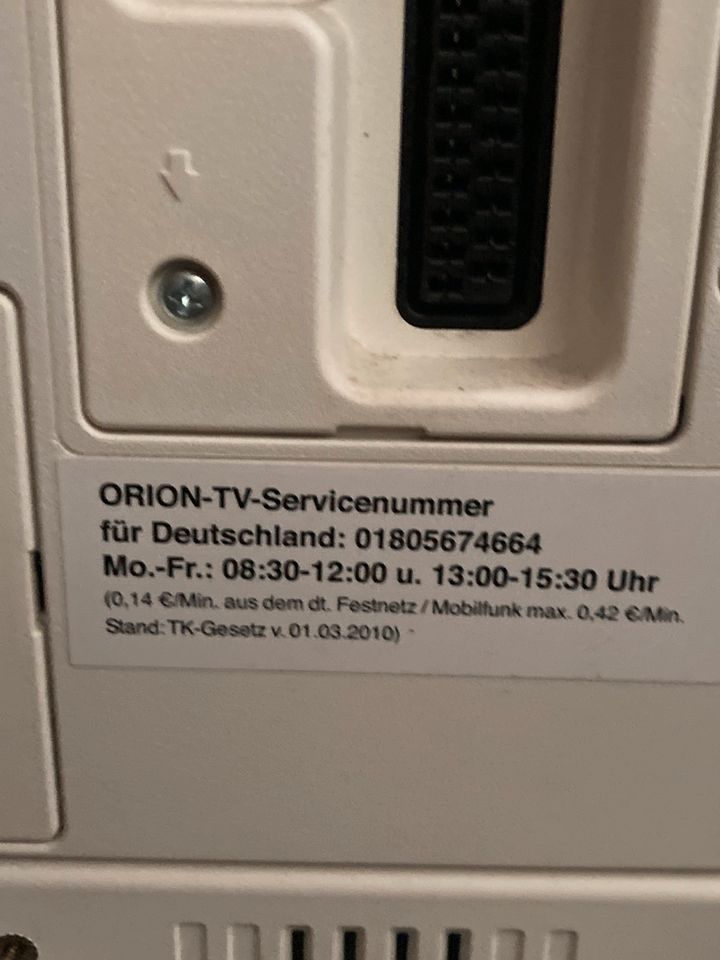 Orion LED Flachbildschirm TV 24 mit DVD Player inkl sat Receiver in Öhringen