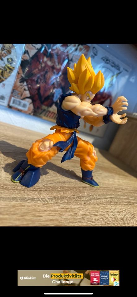 Son Goku Figur Super Saiyajin Kamehameha Dragonball Z Pose 16cm in Grebenhain