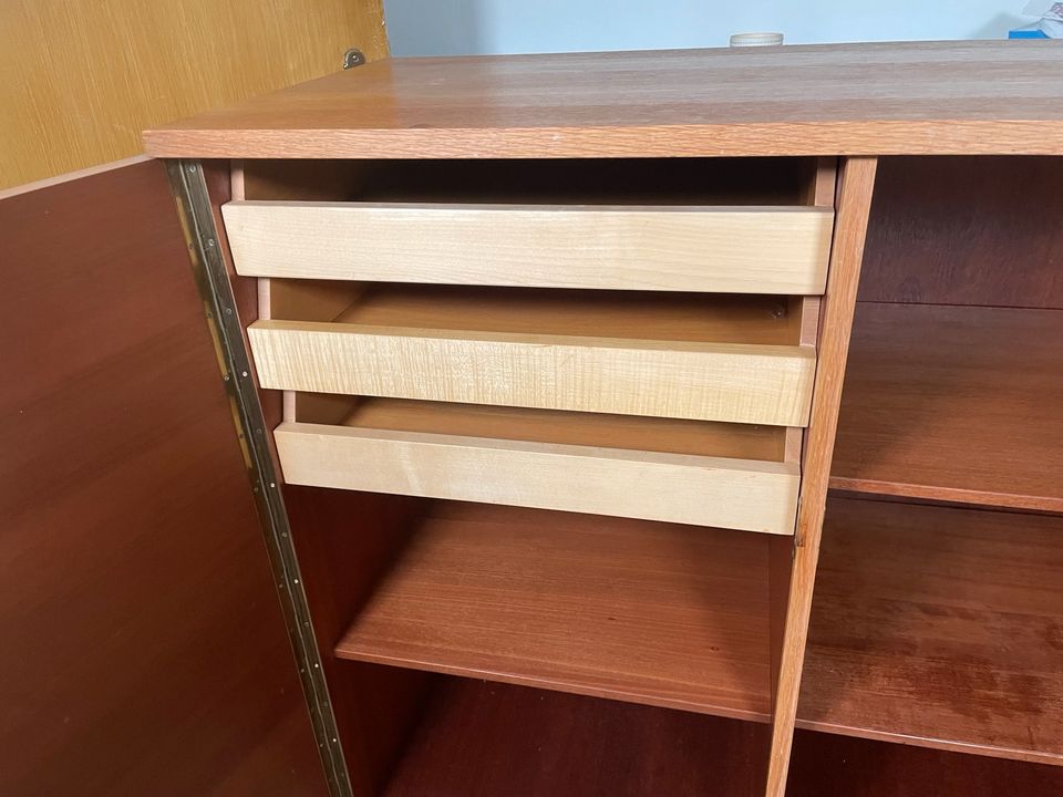 60er Jahre, Highboard Vintage Kommode Mid Century Schrank in Edesheim (Pfalz)