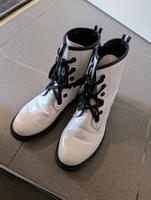 Weiße Stiefel 6-loch Lack Gr. 41 Bayern - Bogen Niederbay Vorschau