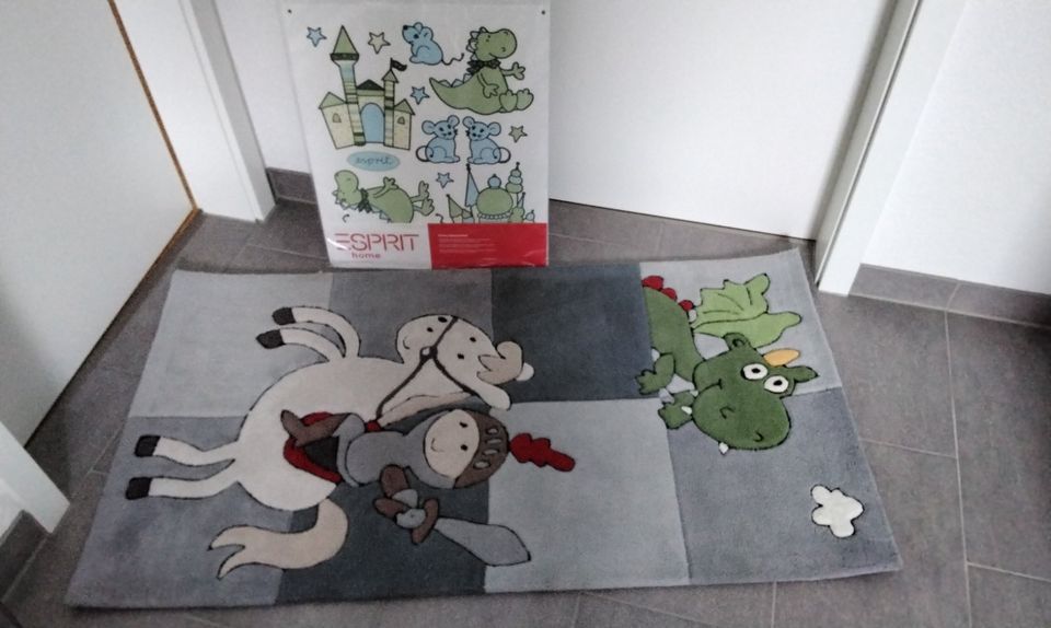 Kids Ritter Pferd Drache grau 80X150 Teppich Esprit Aufkleber in Hessen -  Hünfelden | eBay Kleinanzeigen ist jetzt Kleinanzeigen