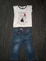 Süßes Set/ Shirt und Jeans Gr. 80/86 Niedersachsen - Werlte  Vorschau