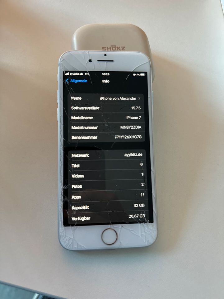iPhone 7 Display gesprungen in Darmstadt