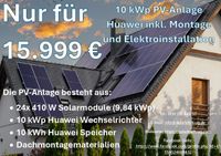 PV-Anlage Komplettpaket 10 kWp mit 10 kWh Speicher inkl. Montage Stuttgart - Stuttgart-Nord Vorschau