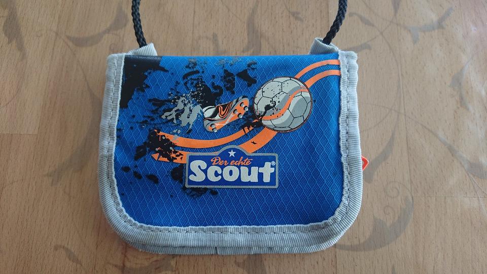 Scout Alpha Schulranzen Motiv Fußball + Sporttasche +Brustbeutel in Kastellaun