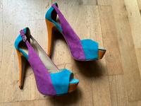 Aldo Plateau peep toes Pumps 39 neu bunt lila türkis orange Duisburg - Duisburg-Mitte Vorschau