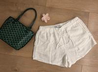 Bershka weiße kurze Sommer Hose 100-% Baumwolle S ♦️♦️♦️ Hessen - Bürstadt Vorschau
