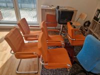 verkaufe sechs Bürostühle in orange Nordrhein-Westfalen - Detmold Vorschau