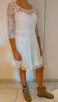Kleid Boho Review ecru creme Spitze Gr. M 38 40 Taufe Hochzeit Thüringen - Erfurt Vorschau