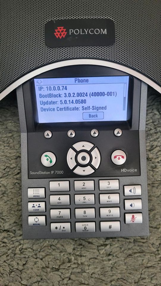 Telefonspinne Polycom Soundstation IP 7000 in München