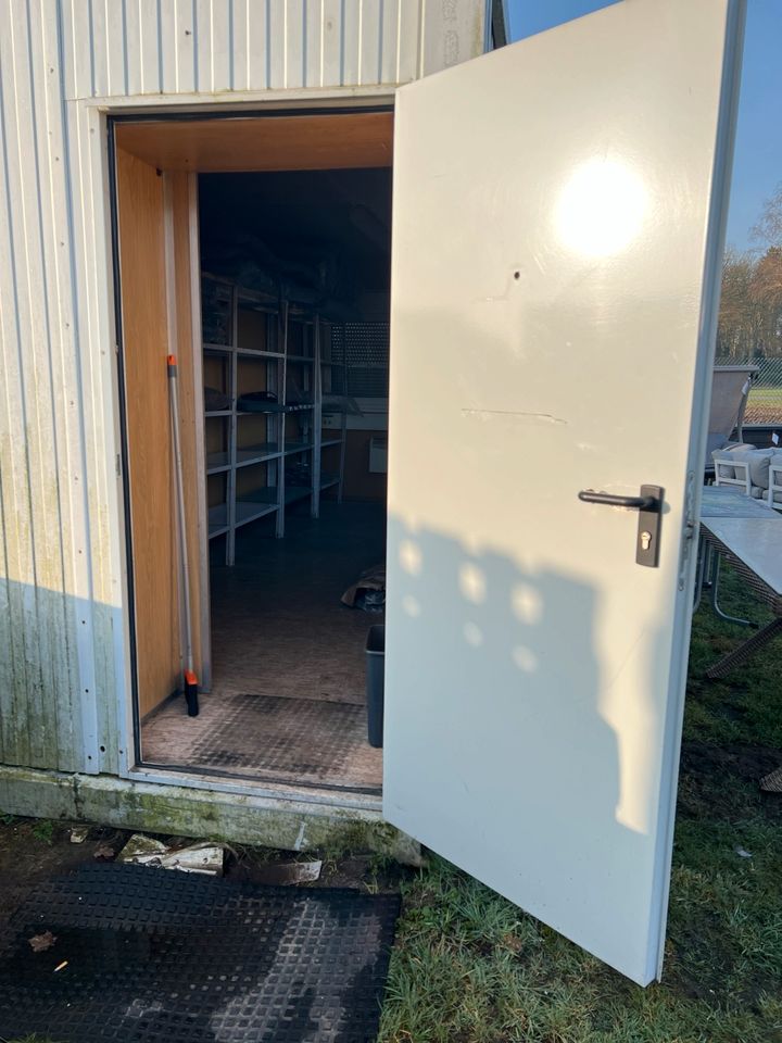 ♦️Lager-/Bau-/Blech Container mit Tür,Fenster&Heizung gebraucht in Hemslingen