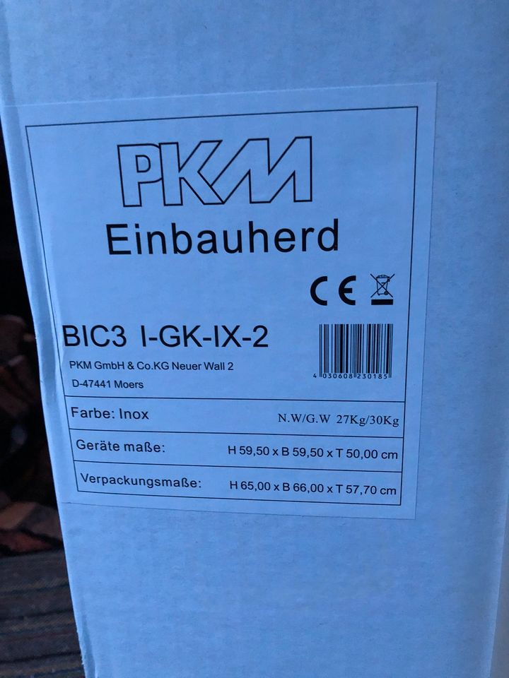 Neuer Einbauherd PKM / BiC3 I-GK-IX-2, Neu, originalverpackt. in Bröckel