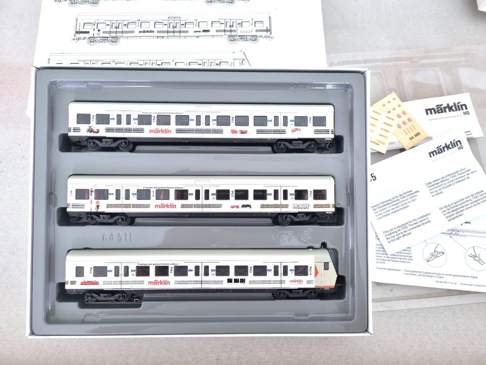 Märklin HO 4390 Wagen-Set der DB "S-Bahn Märklin" in OVP in Leingarten