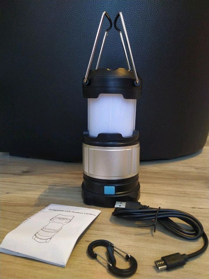 LED Camping Lampe Laterne Beleuchtung Taschenlampe in Saarlouis