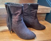 Stiefeletten Tom Tailor braun Wildleder 38 Saarland - Wadgassen Vorschau