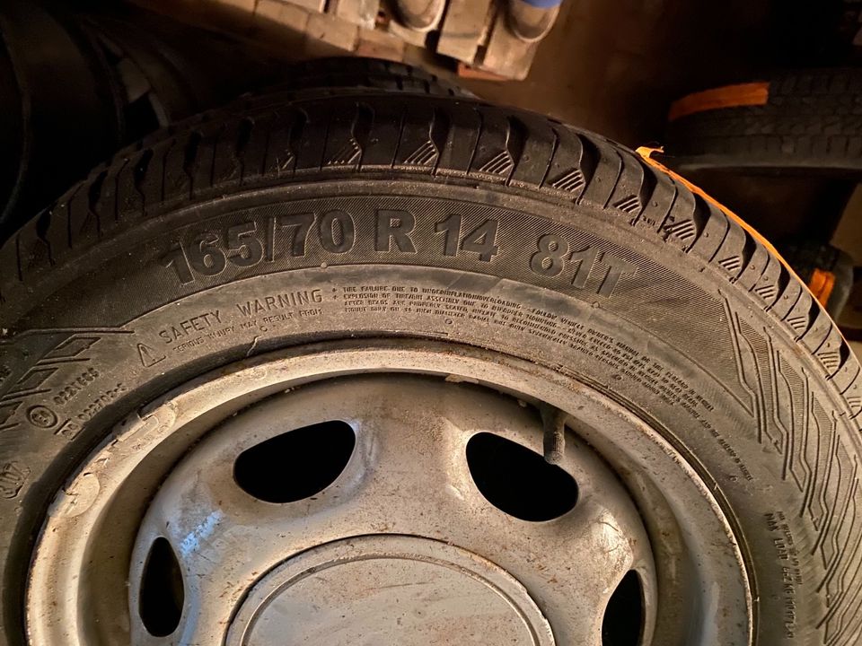 Continental Sommerreifen 165/70R14 Toyota in Waldheim