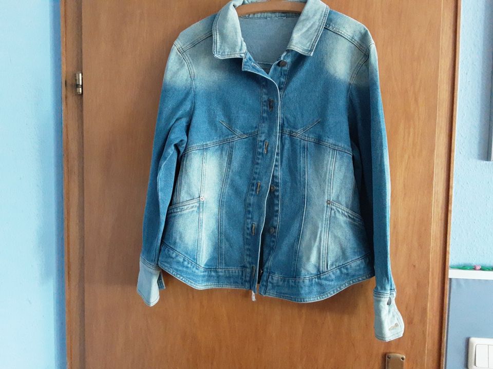 Damen Jeans Jacke mit Schnürung im Rücken, 44 in Sankt Augustin