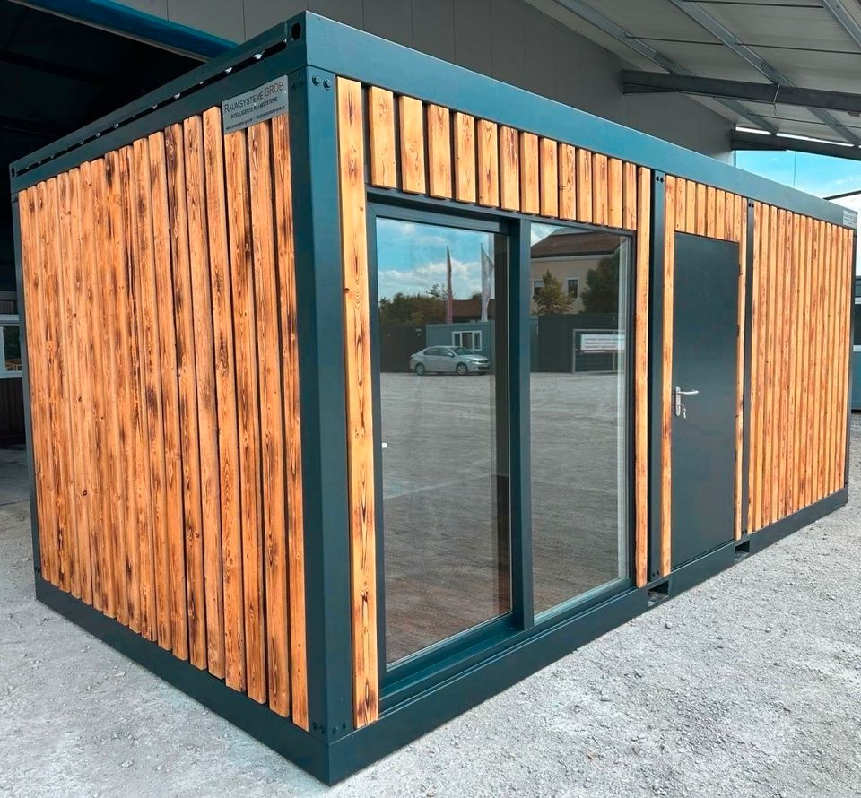 Containerwohnung kaufen - Container finanzieren - Modulhaus Mobilheim Tinyhouse Gartenhaus Bürocontainer Lagercontainer Wohncontainer als Studentenwohnheim Wohnraumlösung Containerhersteller Wohnbox in Erding