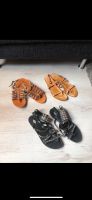 3 x Sandalen Damenschuhe Zehentrenner 38 Leder je 13 oder 35 alle Niedersachsen - Salzgitter Vorschau