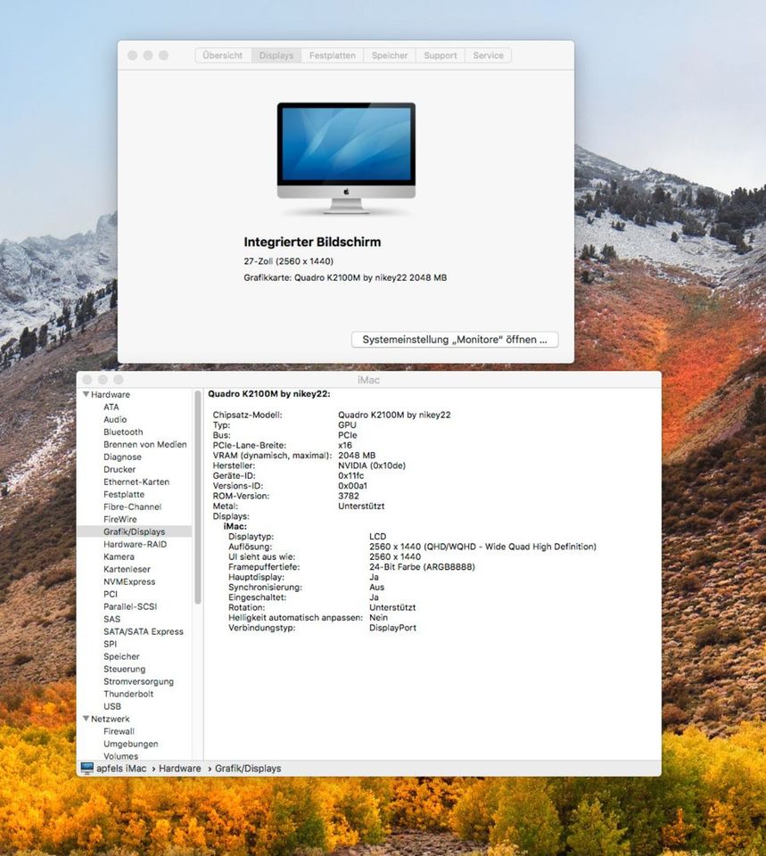 iMac A1312 27 Zoll Mid 2011 i7 3,4GHz 16GB, 1,25TB, nVidia 2GB in Passau