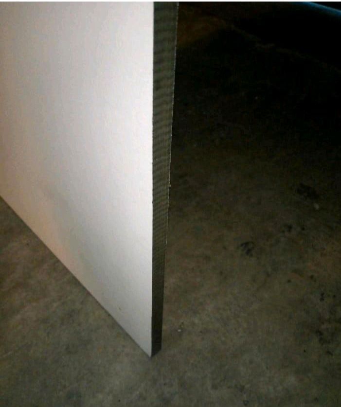 Vollkernplatte Platte beidseitig weiß 280x35 cm stärke 1 cm in Neu-Anspach