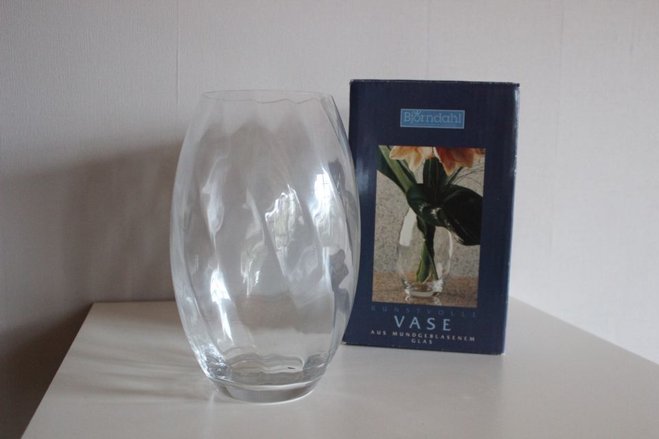 Björn Dahl / Vase / Glas / Mundgeblasen in Borgholzhausen