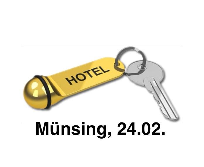 Hotelzimmer Schlüssel verloren in Münsing