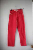 Diesel Hose true Vintage rot einfarbig mom Jeans high waist 27 38 Wandsbek - Hamburg Jenfeld Vorschau