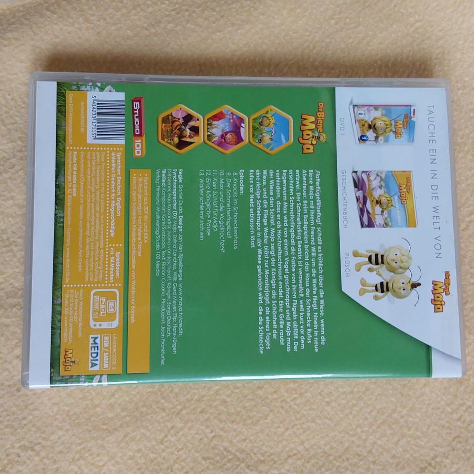 DVD Biene Maja, Leo Lausemaus,  Pinguine April April,  CD Safiras in Hähnichen