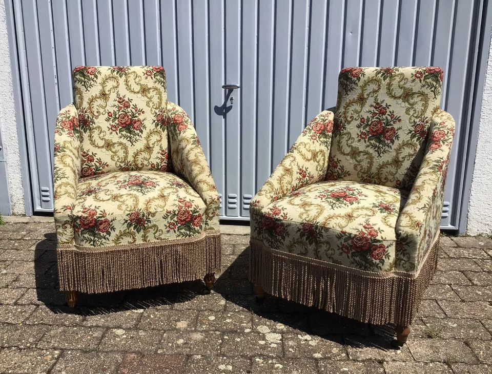 Zwei antike  Sessel Biedermeier Style /Napoleon Sessel in Bruchsal