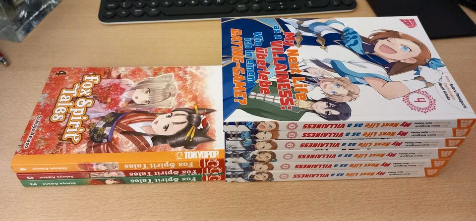 My Next Life as a Villainess 1-2 1-4 Fox Spirit Tales 2-4 Manga in Stuttgart