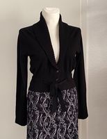 Cardigan Strickjacke schwarz elegant XL 42 mit Bindeband Thüringen - Nohra Vorschau