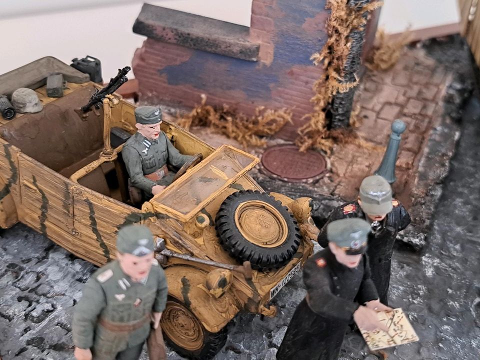 Diorama 1:35, Normandie 1944,  2.Weltkrieg in Aschaffenburg