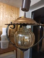 Deckenlampe aus Glas mit Metalldach. Bayern - Buchloe Vorschau